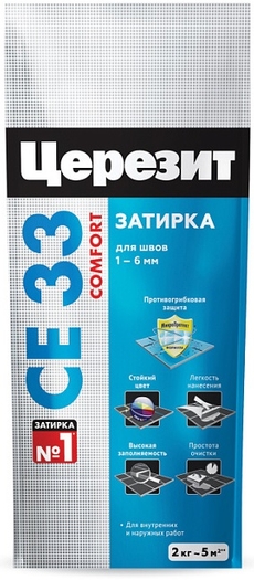 СЕ 33/2 Затирка 1-6мм, багама 43